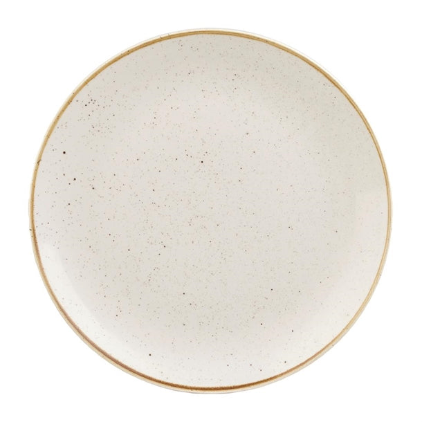 Churchill Stonecast Barley White Coupe Plates 228mm (Pack of 12) - HX015 Plates Churchill Super Vitrified