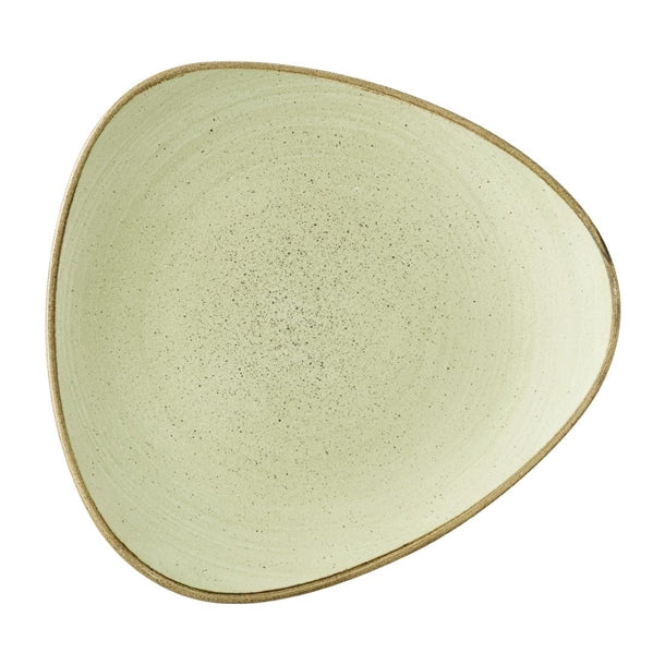 Churchill Stonecast Raw Green Lotus Plates 254mm (Pack of 12) - HX044 Plates Churchill Super Vitrified