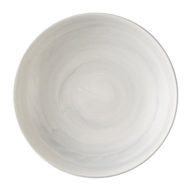 Churchill Stonecast Canvas Grey Evolve Coupe Bowls 247mm (Pack of 12) - HX061 Bowls Churchill Super Vitrified
