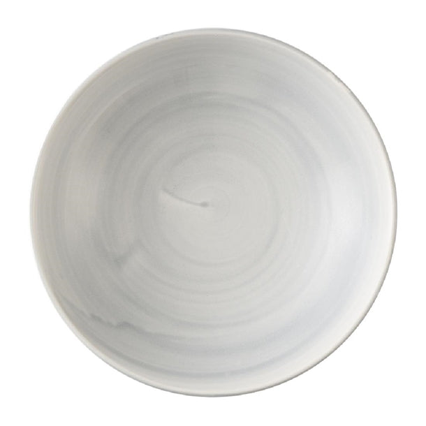 Churchill Stonecast Canvas Grey Coupe Bowls 184mm (Pack of 12) - HX062 Bowls Churchill Super Vitrified