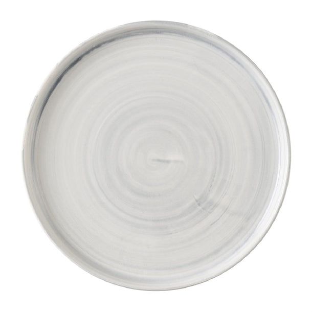 Churchill Stonecast Canvas Grey Walled Plates 210mm (Pack of 6) - HX065 Plates Churchill Super Vitrified