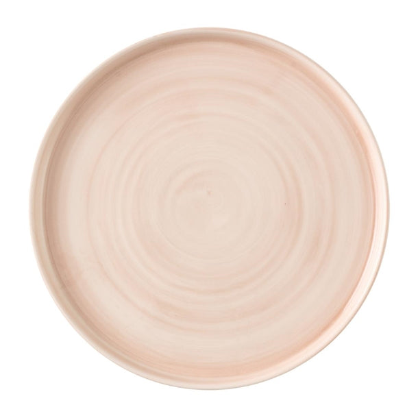 Churchill Stonecast Canvas Coral Walled Plates 280mm (Pack of 6) - HX079 Plates Churchill Super Vitrified