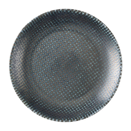 Churchill Studio Prints Astro Metallic Blue Evolve Coupe Plates 165mm (Pack of 12) - HX092 Plates Churchill Super Vitrified