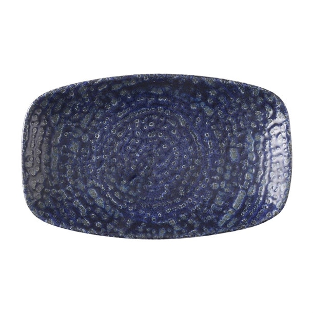 Churchill Studio Prints Homespun Chroma Twilight Oblong Chefs Plates 180 x 105mm (Pack of 12) - HX115 Plates Churchill Super Vitrified
