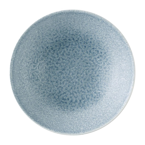 Churchill Studio Prints Raku Topaz Blue Evolve Deep Coupe Bowls 203mm (Pack of 6) - HX126 Bowls Churchill Super Vitrified