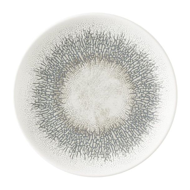 Churchill Studio Prints Fusion Grey Coupe Plates 165mm (Pack of 12) - HX133 Plates Churchill Super Vitrified