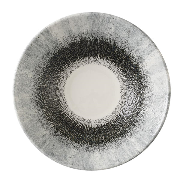 Churchill Studio Prints Fusion Black Deep Coupe Bowls 203mm (Pack of 6) - HX134 Bowls Churchill Super Vitrified