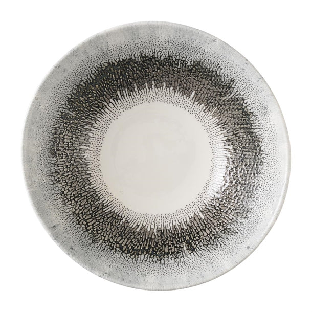 Churchill Studio Prints Fusion Black Deep Coupe Bowls 178mm (Pack of 6) - HX135 Bowls Churchill Super Vitrified