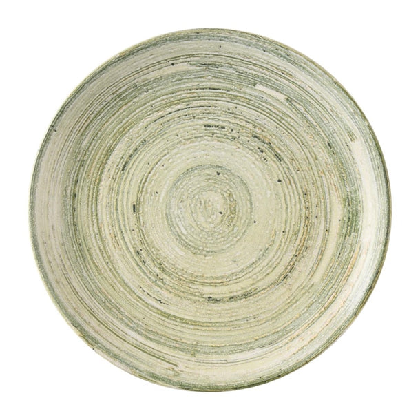 Churchill Elements Fern Evolve Coupe Plates 260mm (Pack of 12) - HX138 Plates Churchill Super Vitrified