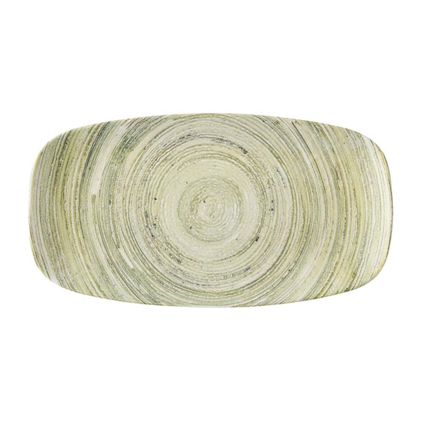 Churchill Elements Fern Chefs Oblong Plates 330 x 178mm(Pack of 6) - HX146 Plates Churchill Super Vitrified