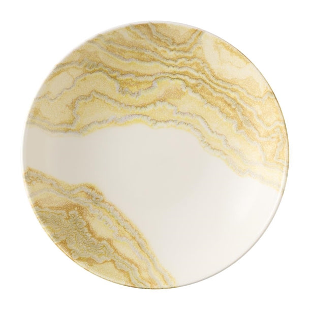 Churchill Tide Gold Evolve Coupe Bowls 247mm (Pack of 12) - HX166 Bowls Churchill Super Vitrified