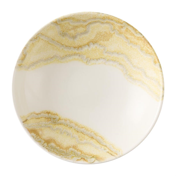 Churchill Tide Gold Coupe Bowls 185mm (Pack of 12) - HX167 Bowls Churchill Super Vitrified