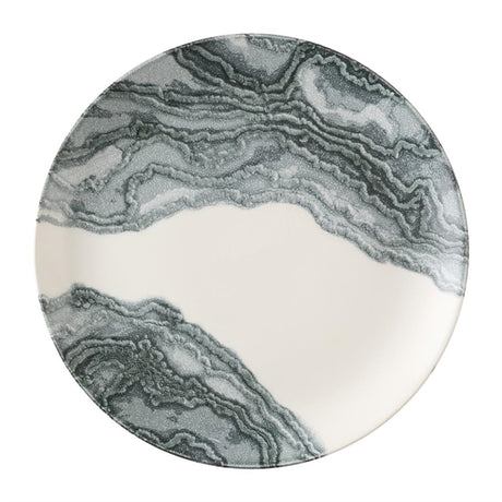 Churchill Tide Black Evolve Coupe Plates 285mm (Pack of 12) - HX178 Plates Churchill Super Vitrified