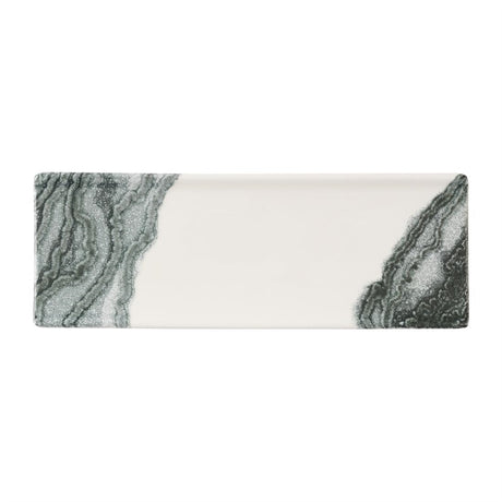 Churchill Tide Black Oblong Plates 250 x 90mm (Pack of 6) - HX193 Plates Churchill Super Vitrified