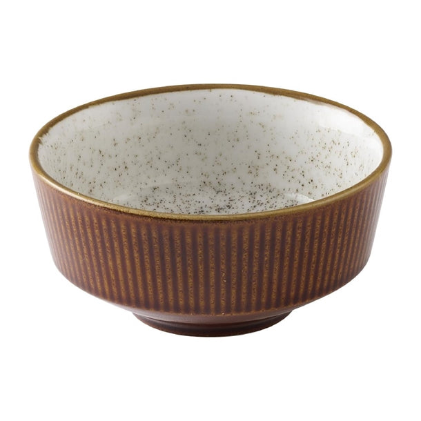 Churchill Nourish Cinnamon Brown Barley White Kochi Soup Bowls 465ml (Pack of 12) - HX194 Bowls Churchill Super Vitrified