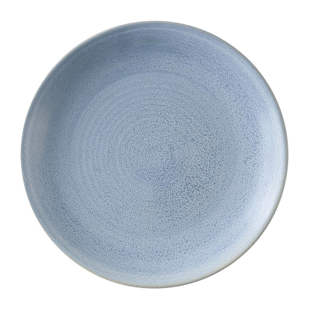 Dudson Evo Azure Coupe Plates Blue 280mm (Pack of 6) - HX208 Plates Dudson