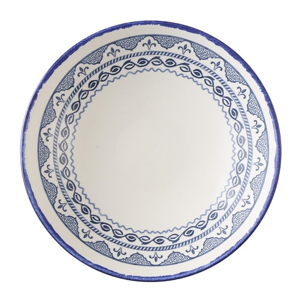 Dudson Harvest Moresque Coupe Bowls Blue 185mm (Pack of 12) - HX226 Bowls Dudson