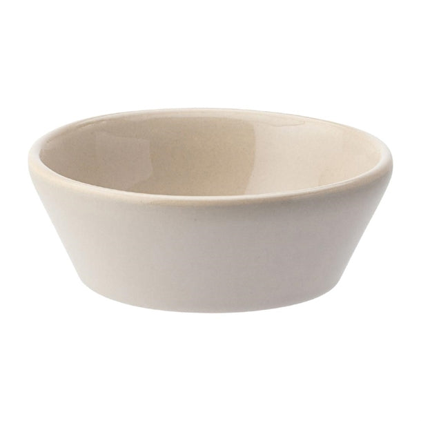 Utopia Core Dipping Pots Stone 95mm (Pack of 12) - HX327 Utopia Crockery Utopia