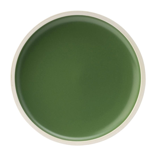 Utopia Forma Plates Forest Green 210mm (Pack of 6) - HX329 Plates Utopia