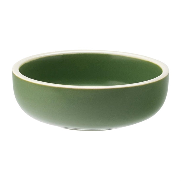 Utopia Forma Dipping Pots Forest Green 90mm (Pack of 12) - HX336 Utopia Crockery Utopia