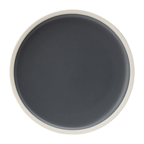 Utopia Forma Plates Charcoal 240mm (Pack of 6) - HX340 Plates Utopia