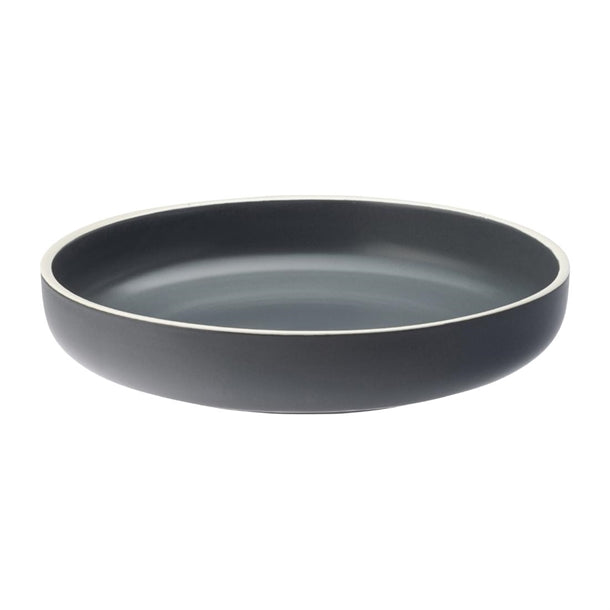 Utopia Forma Bowls Charcoal 240mm (Pack of 6) - HX342 Bowls Utopia