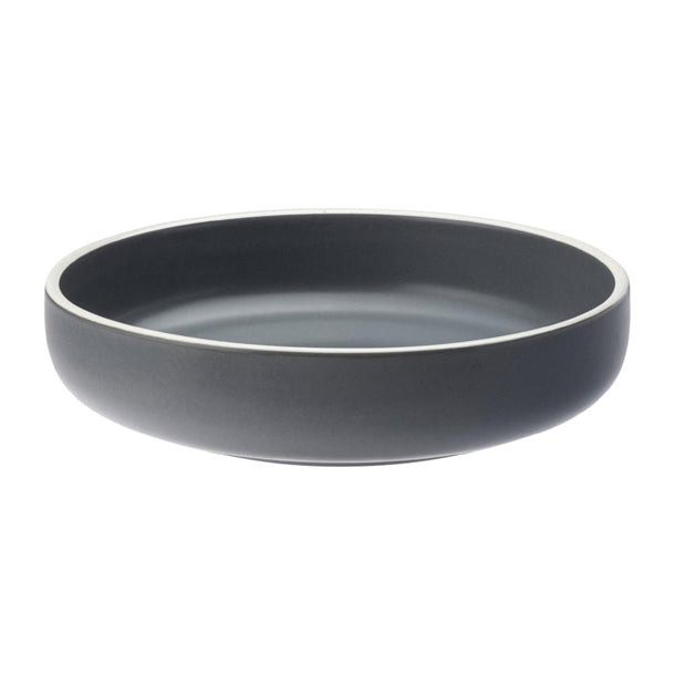 Utopia Forma Bowls Charcoal 175mm (Pack of 6) - HX343 Bowls Utopia
