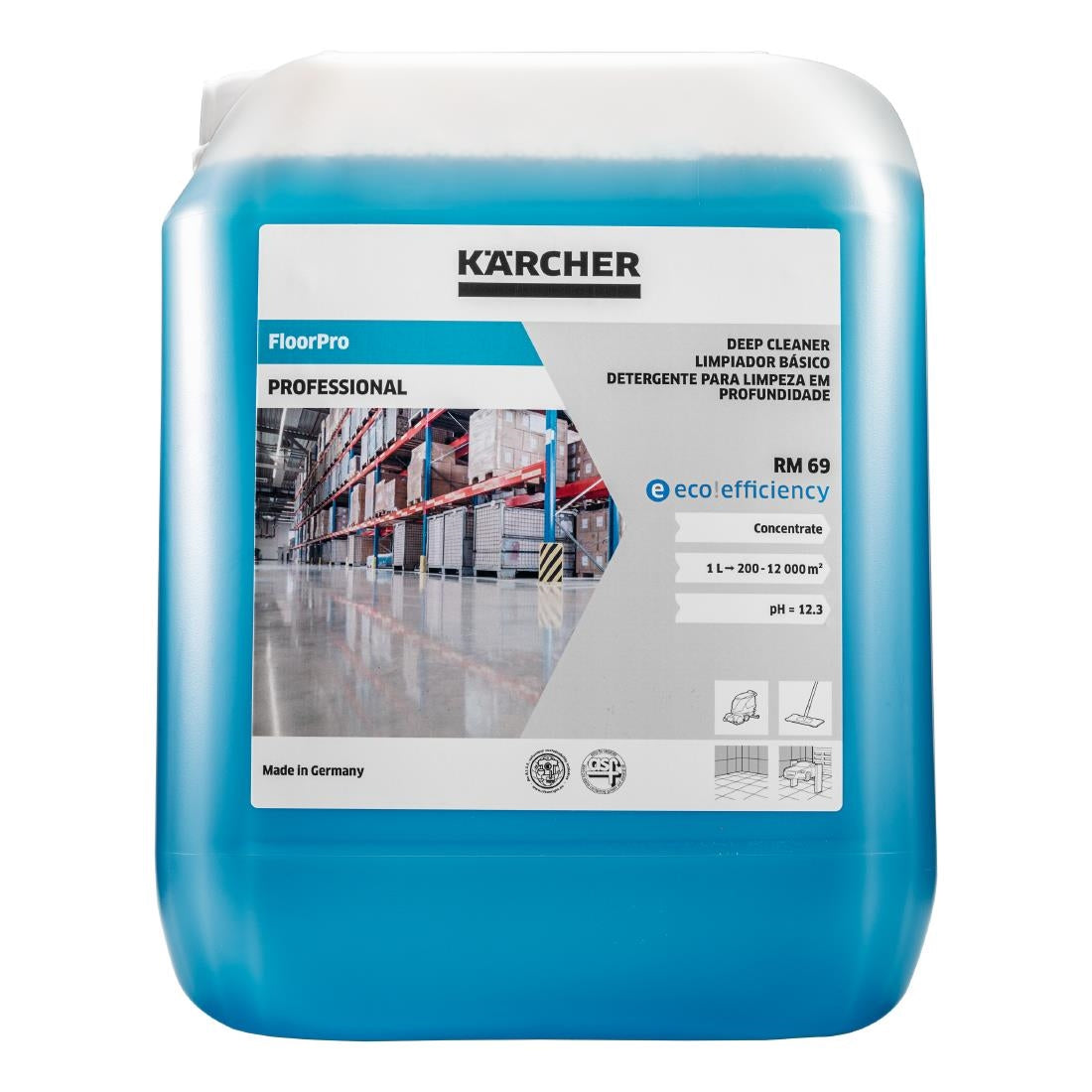 Karcher FloorPro Deep Cleaner RM 69 eco!efficiency - 10Ltr - HX439 Karcher