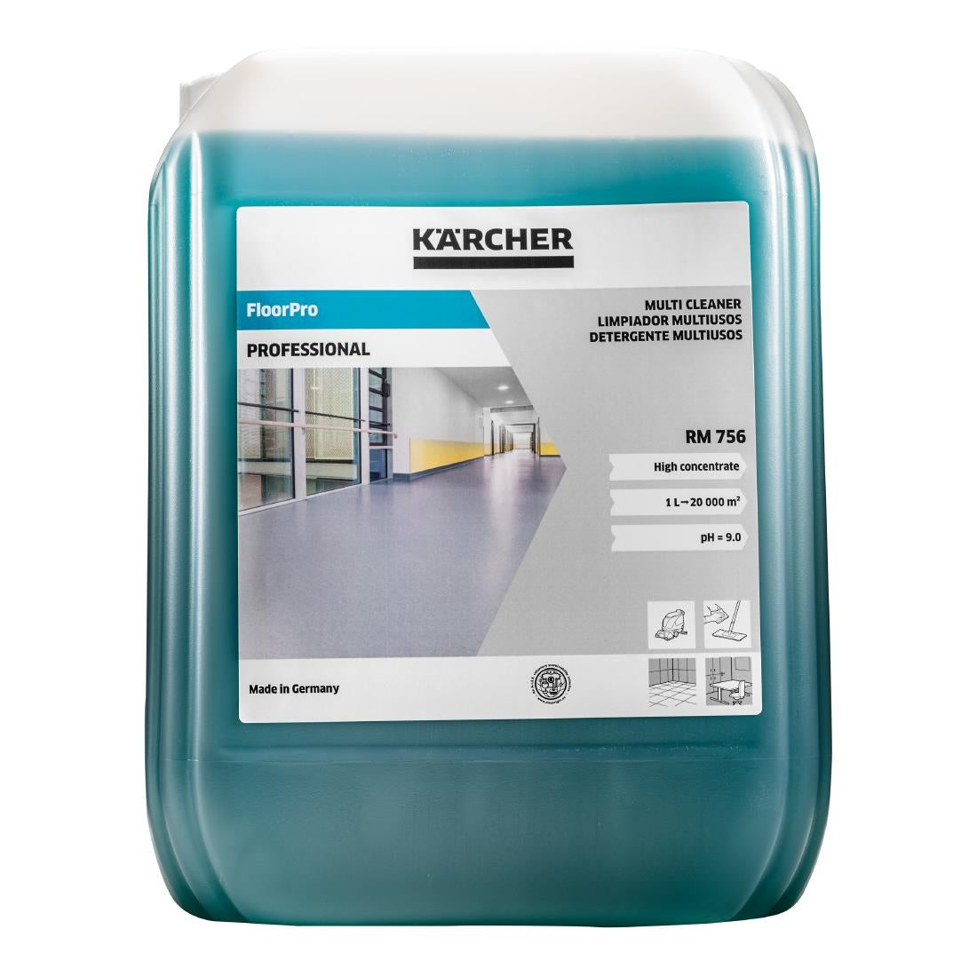 Karcher FloorPro Multi Cleaner RM 756 10Ltr - HX443 Karcher