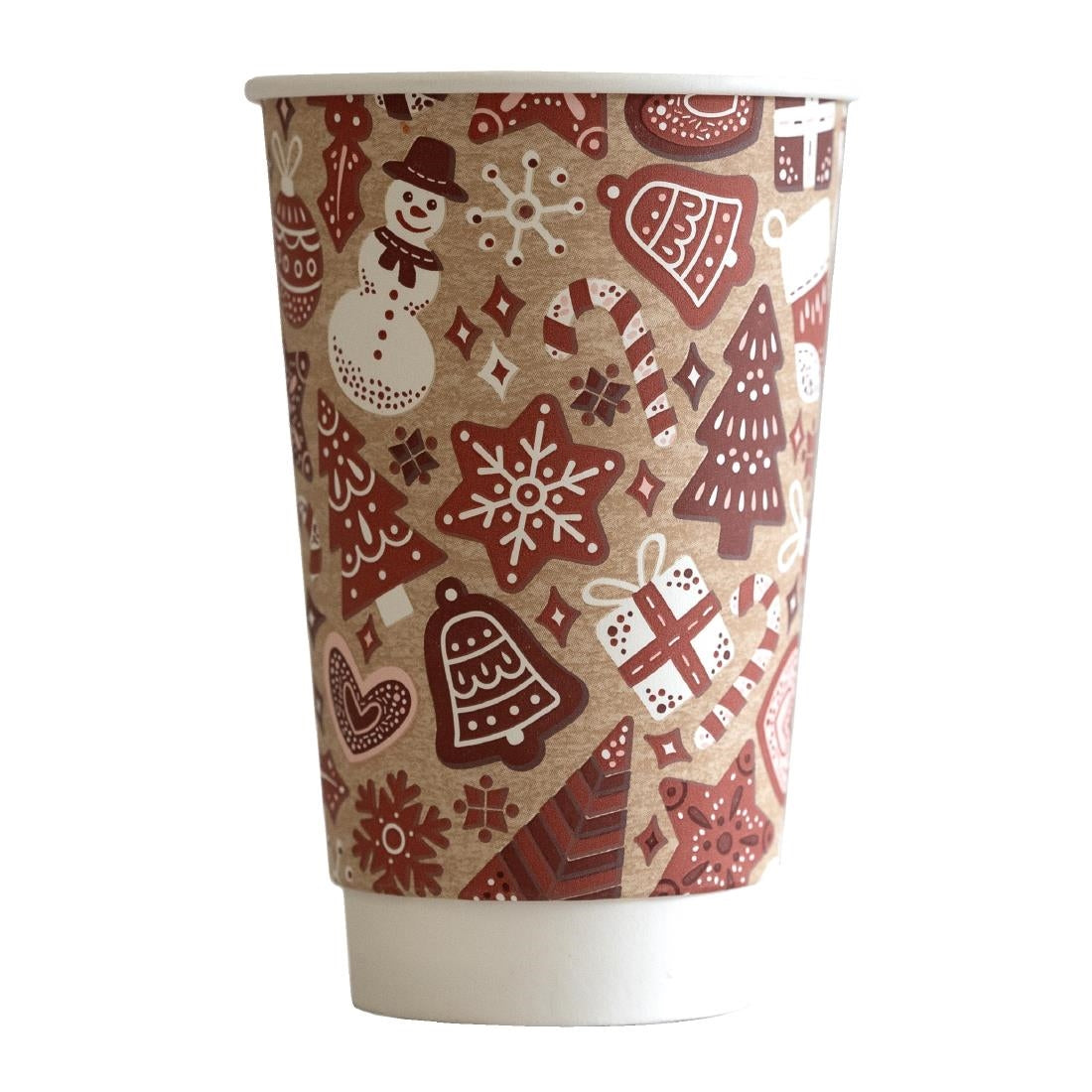 Vegware Double Wall 2024 Xmas Cup 89-Series - 16oz (Pack of 400) - HX494 Disposable Cups Vegware