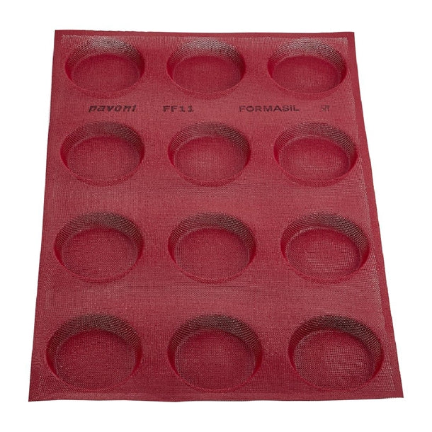 Pavoni Baking Mat 12 Round 600x400mm - HX537 Pavoni
