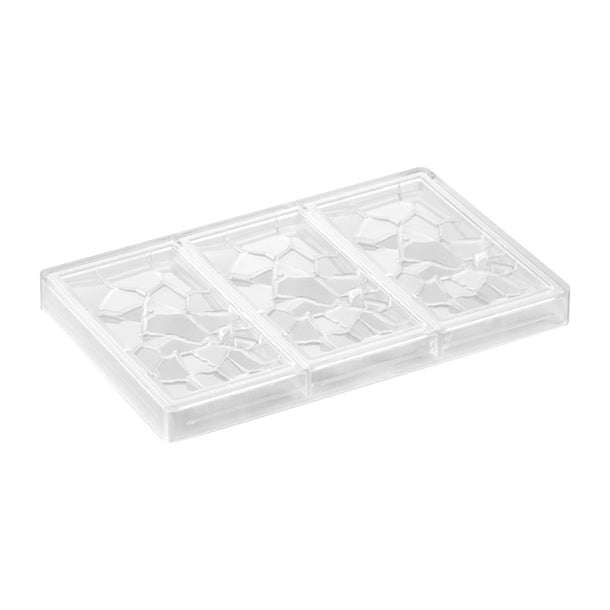 Pavoni Crush By Fiorani Chocolate Bar Mould 275x175mm - HX549 Pavoni