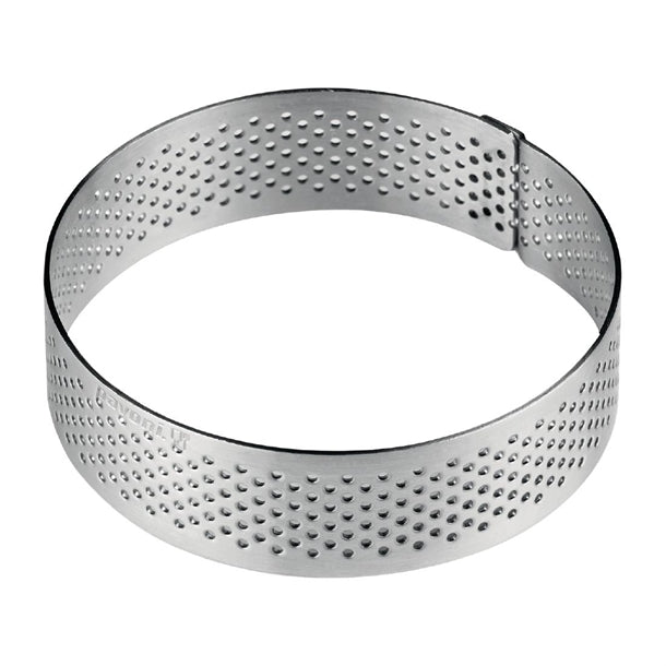 Pavoni Round Stainless Steel Mould 70x20mm - HX552 Pavoni