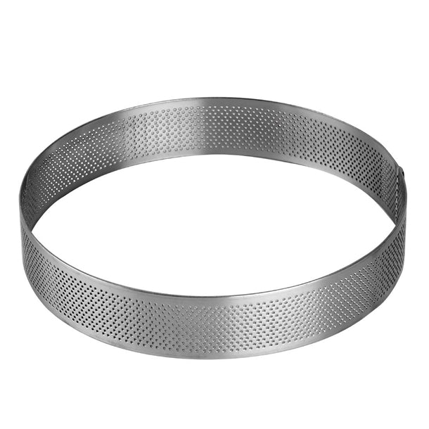 Pavoni Round Stainless Steel Mould 190x35mm - HX553 Pavoni