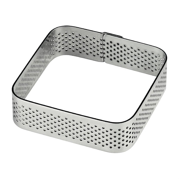 Pavoni Square Stainless Steel Mould 65x65mm - HX558 Pavoni