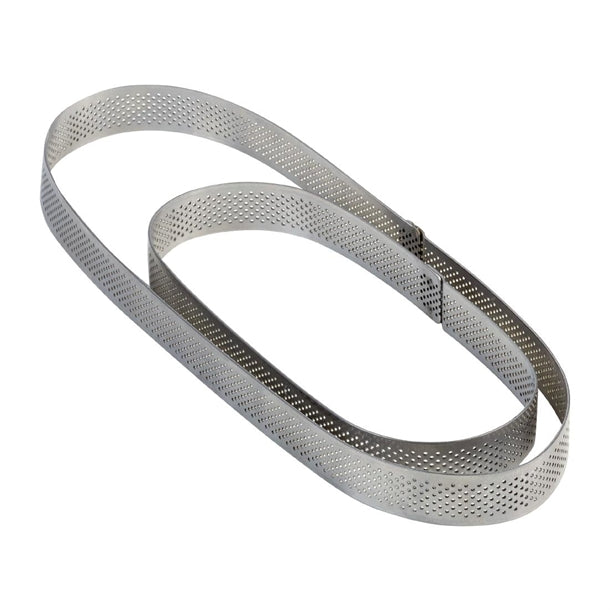 Pavoni Oval Stainless Steel Mould 290x90x35mm - HX562 Pavoni