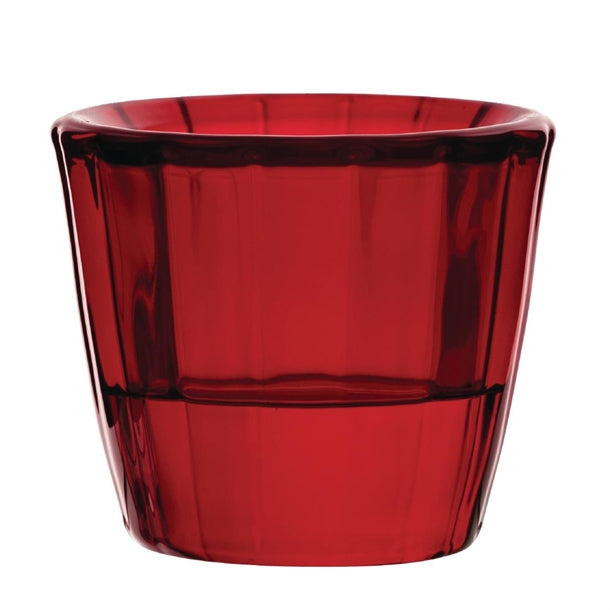 Utopia Ribbed Red Nightlight Holders (Pack of 12) - HX649 Utopia