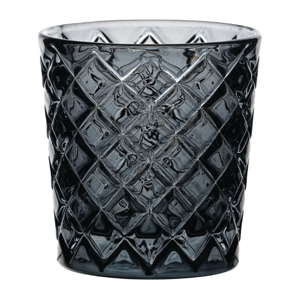 Utopia Criss Cross Grey Nightlight Holders (Pack of 12) - HX658 Utopia