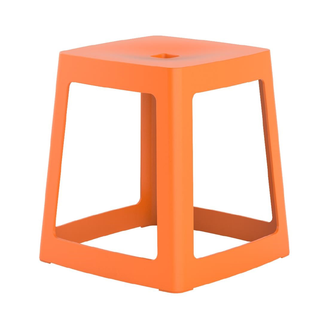 Origin Base Stool Signal Orange 400x400x440mm (Pack of 2) - HX772 All Stools Origin