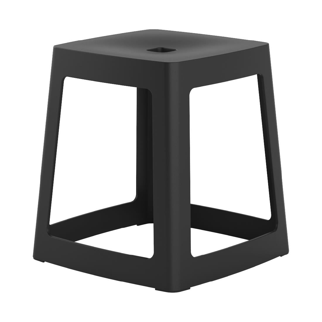 Origin Base Stool Traffic Black 400x400x440mm (Pack of 2) - HX777 All Stools Origin