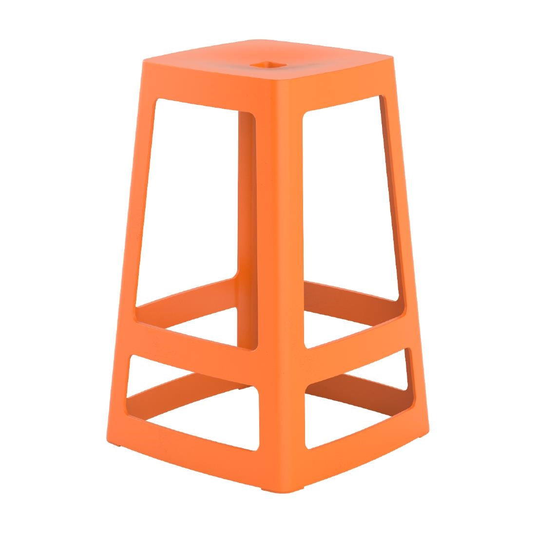 Origin Base Mid Stool Signal Orange 430x430x560mm (Pack of 2) - HX780 All Stools Origin