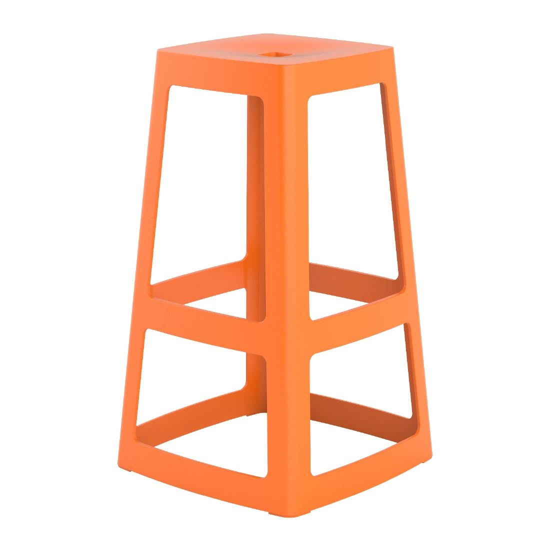 Origin Base High Stool Signal Orange 450x450x750mm (Pack of 2) - HX788 All Stools Origin