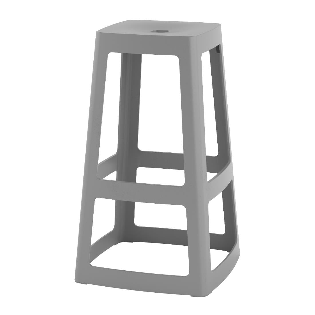 Origin Base High Stool Mouse Grey 450x450x750mm (Pack of 2) - HX792 All Stools Origin