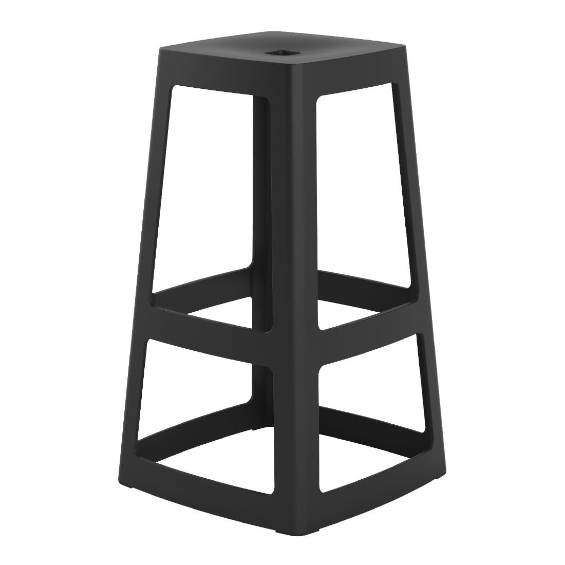 Origin Base High Stool Traffic Black 450x450x750mm (Pack of 2) - HX793 All Stools Origin