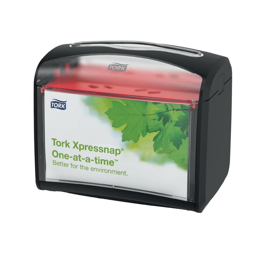 Tork Xpressnap Tabletop Napkin Dispenser Black - HX966 Paper Napkins Tork