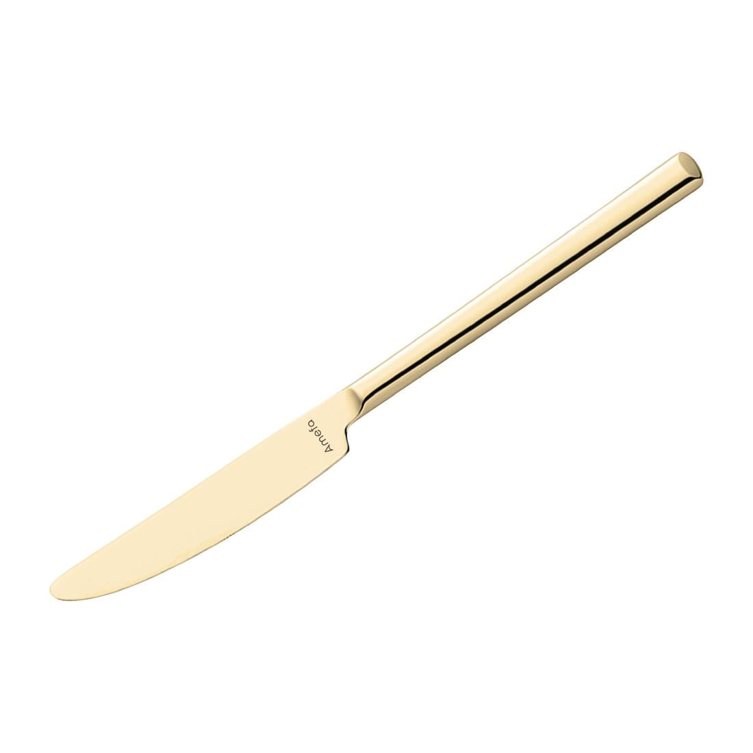 Amefa Metropole Gold Table Knives (Pack of 12) - HY049 Amefa Cutlery Amefa