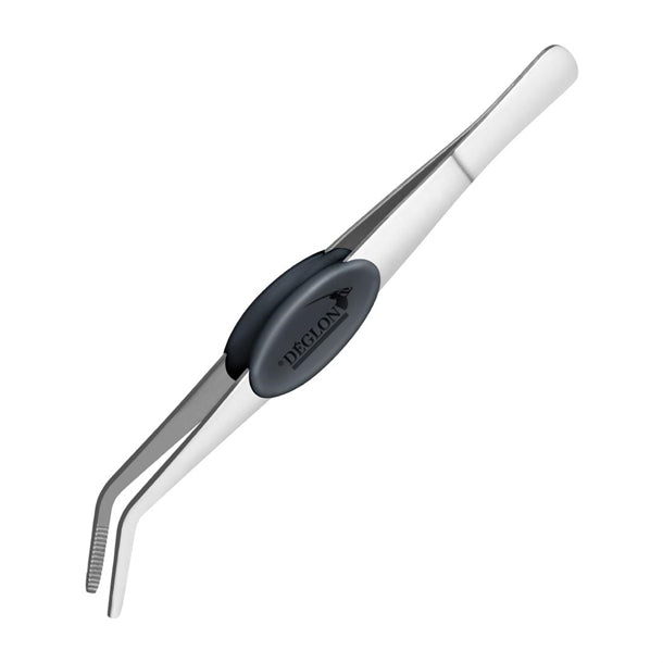 Deglon Precise Dressing Tweezers Curved End 16cm - HY085 Deglon Sabatier