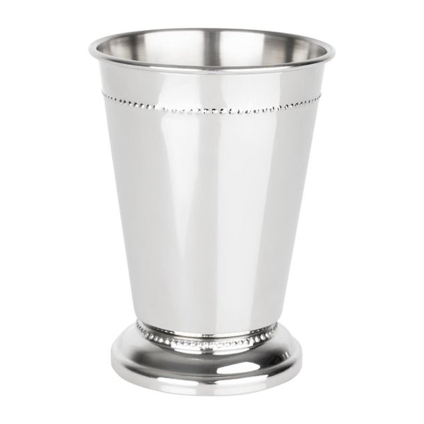 Olympia Barware Beaded Julep Cup Stainless Steel 370ml - HY115 Cocktail Glasses Olympia