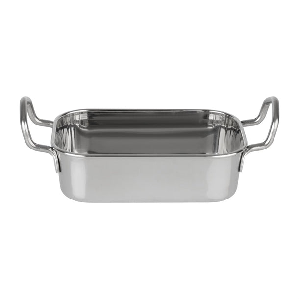 Olympia Table Presentation Rectangular Dish Stainless Steel 140x90mm - HY122 Olympia
