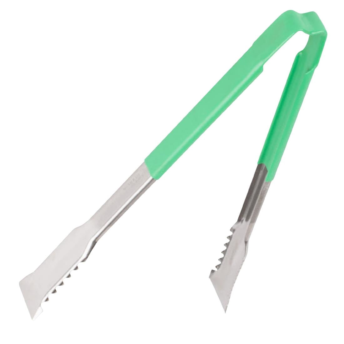 Vollrath Versagrip Tongs Flat Green 12'' - HY169 Vollrath